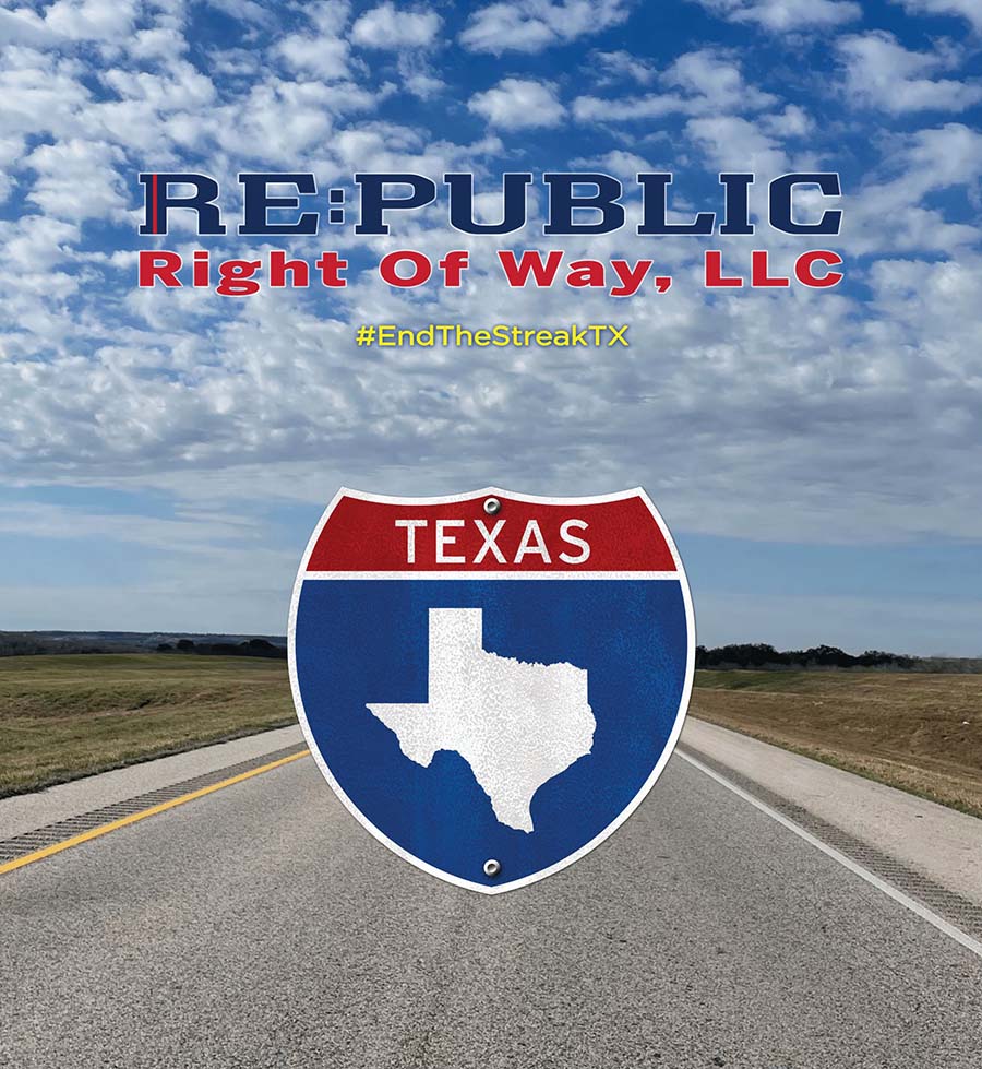 Republic Right of Way, LLC Highway Banner